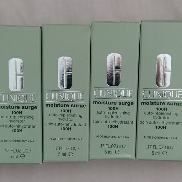 6 Clinique Moisture Surge 100h Auto Replenishing Hydrator .17 oz each 1 oz total - Picture 1 of 3